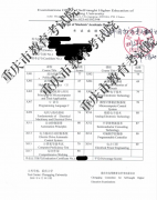 重庆自考出国翻译成绩证明